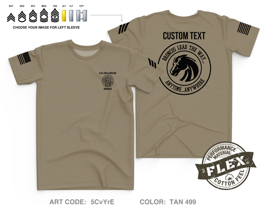 CUSTOM B Co 264th MED BN Store 1 Core Men's SS Flex Performance Tee - 5CvYrE