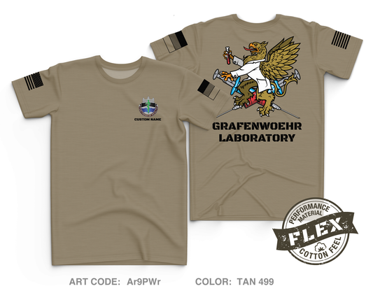 CUSTOM Grafenwoehr Laboratory Core Men's SS Flex Performance Tee - Ar9PWr