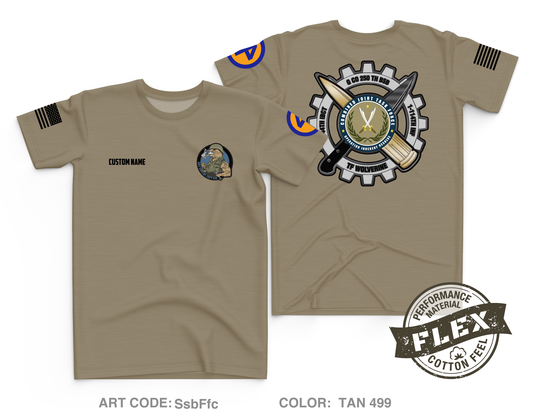 CUSTOM G co, 250th BSB Core Men's SS Flex Performance Tee - SsbFfc