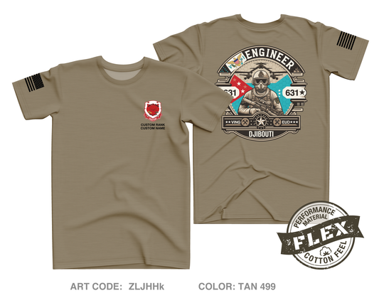 CUSTOM 631st EUD Core Men's SS Flex Performance Tee - ZLJHHk