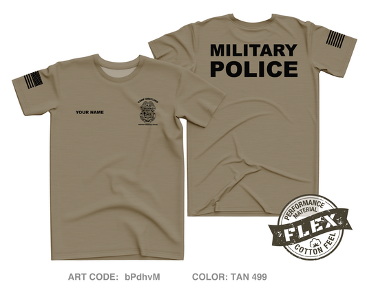 CUSTOM Camp Grayling PMO Store 1 Core Men's SS Flex Performance Tee - bPdhvM