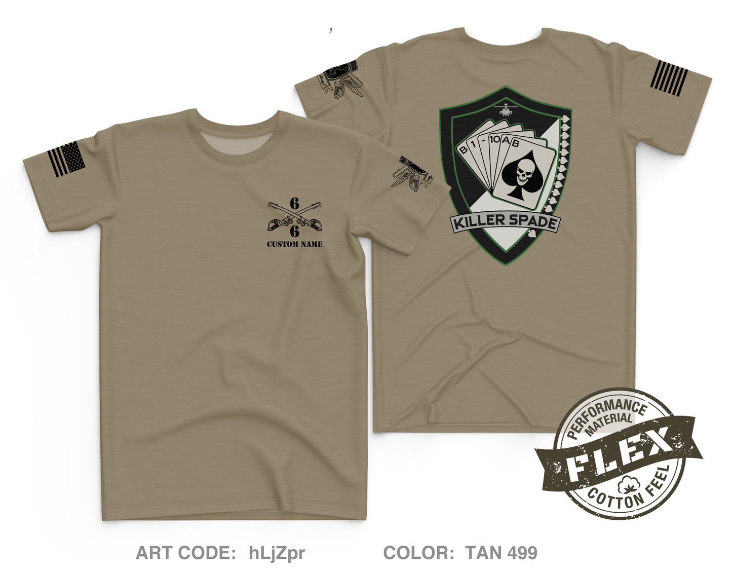 CUSTOM B/1-10 Core Men's SS Flex Performance Tee - hLjZpr