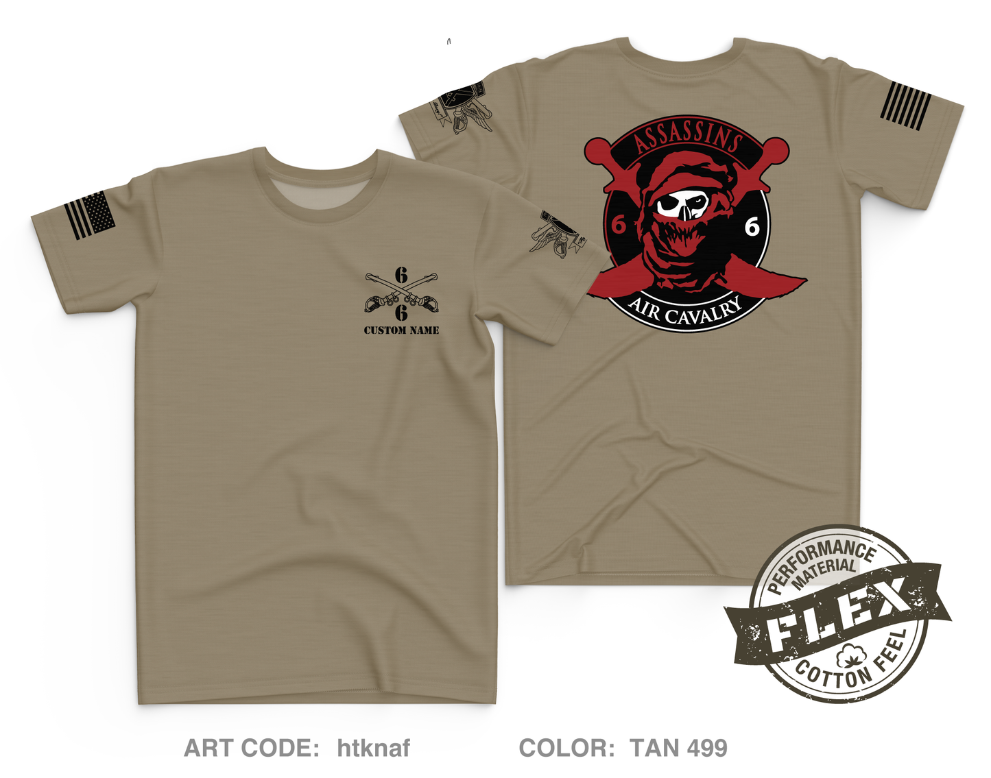 CUSTOM Alpha Troop Core Men's SS Flex Performance Tee - htknaf