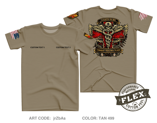 CUSTOM Combat Trauma Team Core Men's SS Flex Performance Tee - jrZbAs