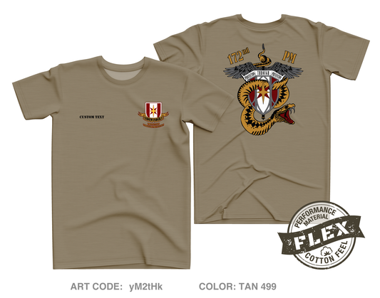 CUSTOM 172nd Medical Detachment (PM) Core Men's SS Flex Performance Tee - yM2tHk