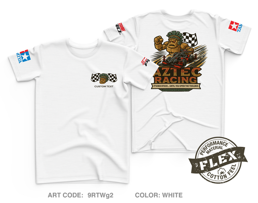 CUSTOM Aztec Racing Core Men's SS Flex Performance Tee - FnktpT