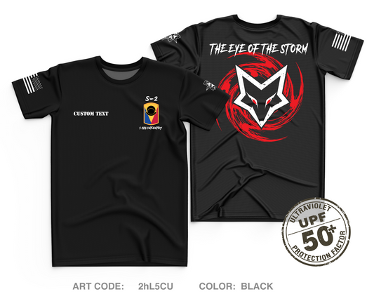 CUSTOM S-2 HHC, 1-124 INFANTRY, 53rd INFANTRY BRIGADE Core Men's UPF 50+ Performance SS Tee - 2hL5CU