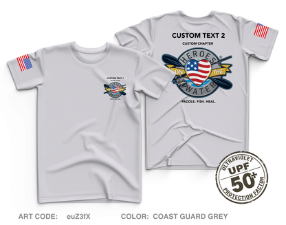 CUSTOM Heroes on the Water National Core Men's UPF 50+ Performance SS Tee
