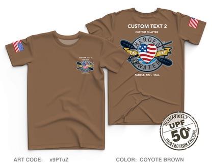 CUSTOM Heroes on the Water National Core Men's UPF 50+ Performance SS Tee