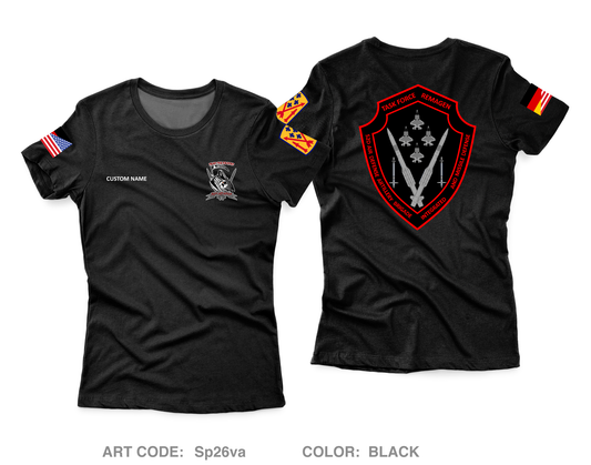 CUSTOM 52D ADA BDE Core Women's SS Performance Tee - Sp26va logo issue