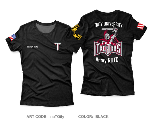 CUSTOM Troy ROTC Core Women's SS Performance Tee - naTQ5y