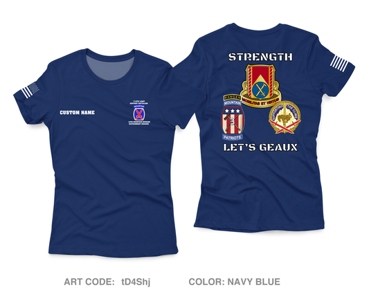 CUSTOM 710 Light Support Battalion Core Women's SS Performance Tee - tD4Shj