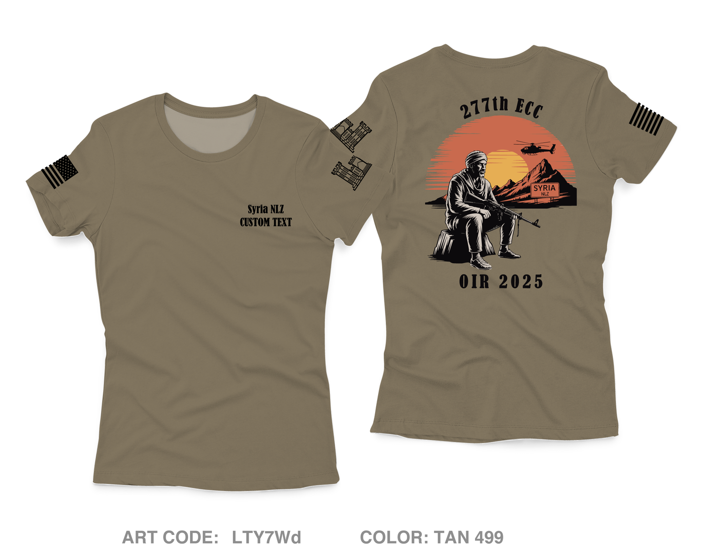 277th ECC Main Fundraising Collection Core Women's SS Performance Tee - LTY7Wd