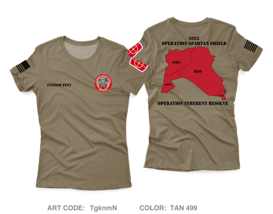 CUSTOM 277th ECC Main Fundraising Collection Core Women's SS Performance Tee - TgknmN