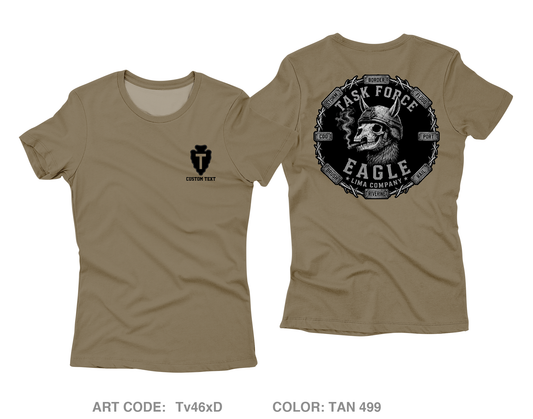 CUSTOM TF Eagle / Lima Company Core Women's SS Performance Tee - Tv46xD