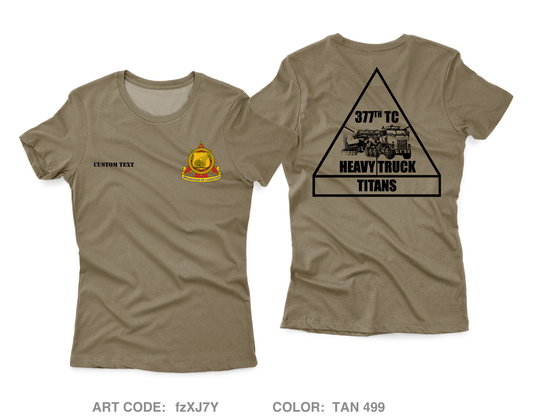 CUSTOM 377 titans Core Women's SS Performance Tee - fzXJ7Y