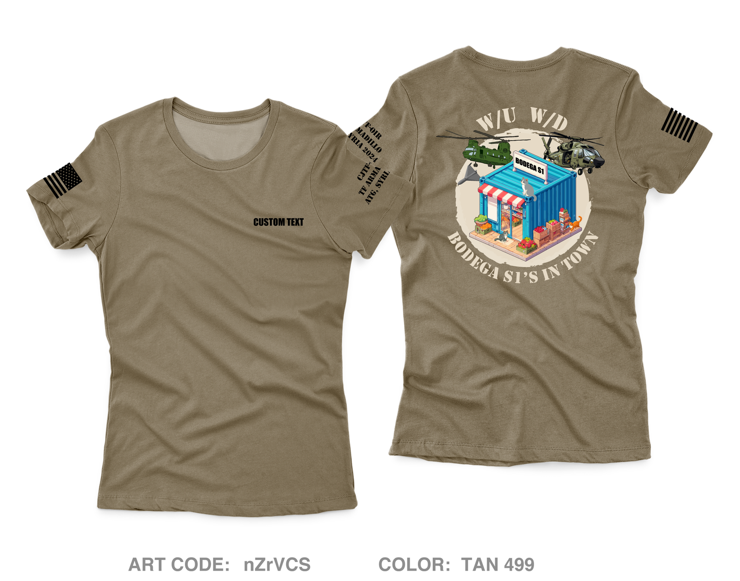 CUSTOM 1-102d CAV S1 Core Women's SS Performance Tee - nZrVCS