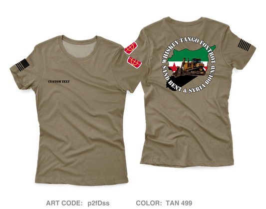 CUSTOM 277th ECC Main Fundraising Collection Core Women's SS Performance Tee - p2fDss