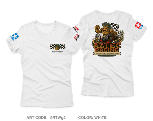 CUSTOM Aztec Racing Core Women's SS Performance Tee - FnktpT