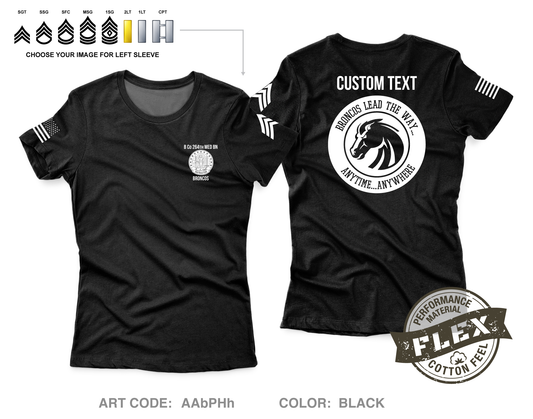 CUSTOM B Co 264th MED BN Store 1 Core Women's SS Flex Performance Tee - AAbPHh