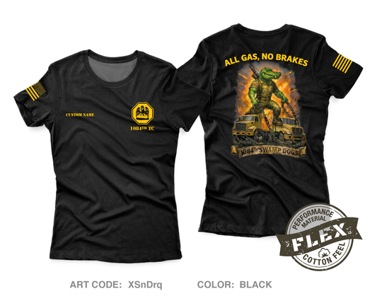CUSTOM 1084th Transportation Company Core Women's SS Flex Performance Tee - XSnDrq