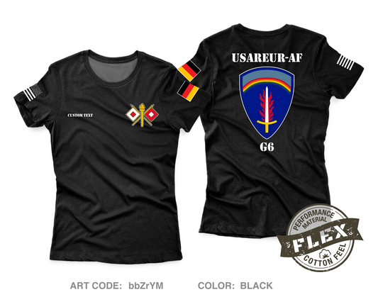 CUSTOM USAREUR-AF Core Women's SS Flex Performance Tee - bbZrYM