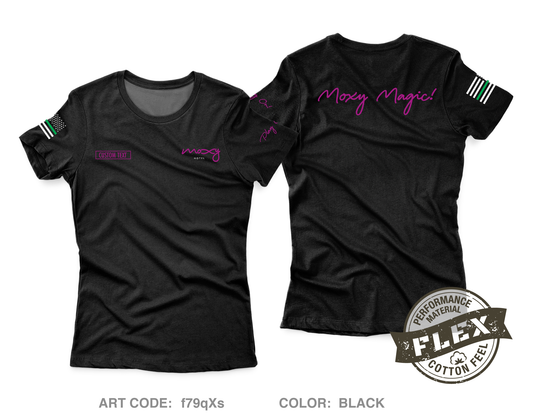CUSTOM Moxy marriot Core Women's SS Flex Performance Tee - f79qXs