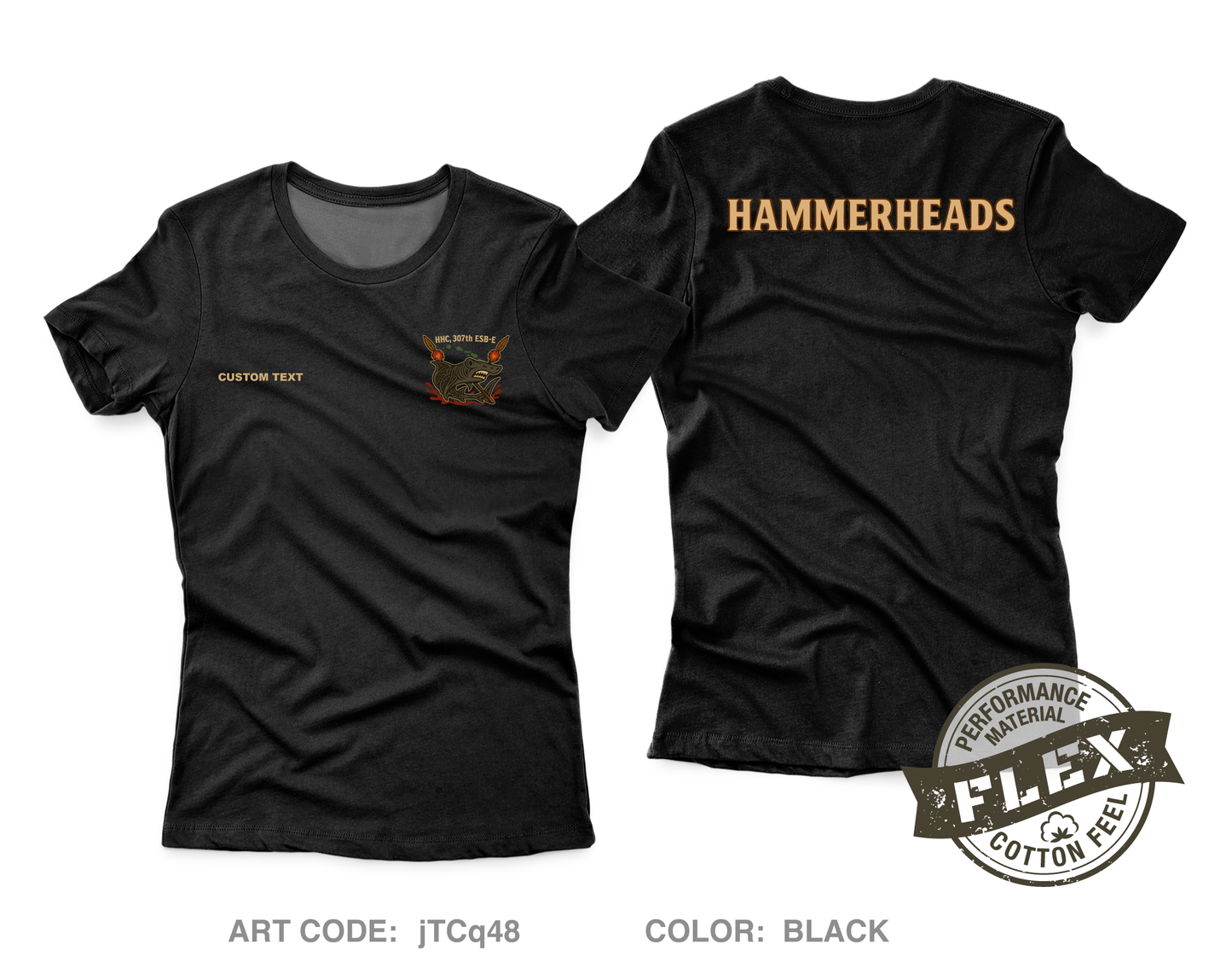 CUSTOM HHC, 307th Signal Battalion Core Women's SS Flex Performance Tee - jTCq48