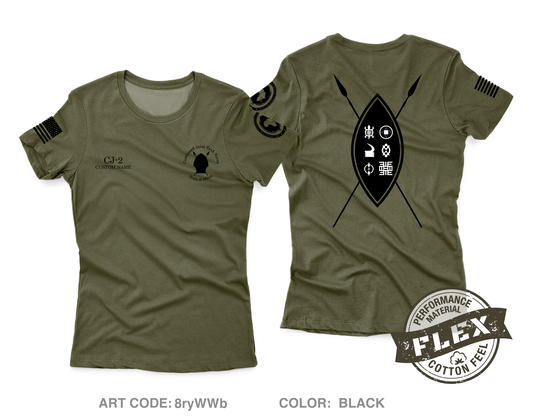 CUSTOM CJTF HOA CJ-2 Core Women's SS Flex Performance Tee - 8ryWWb