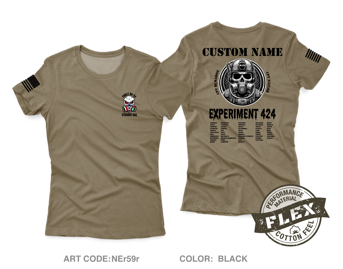 CUSTOM CBOLC 04-24 Core Women's SS Flex Performance Tee - NEr59r