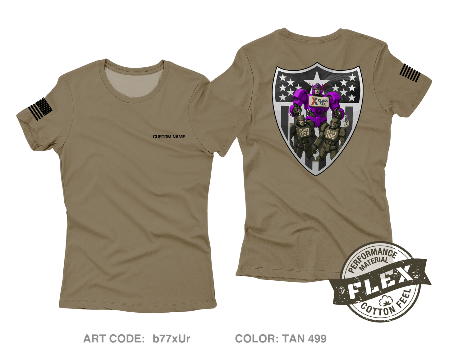CUSTOM Class Six Core Women's SS Flex Performance Tee - b77xUr
