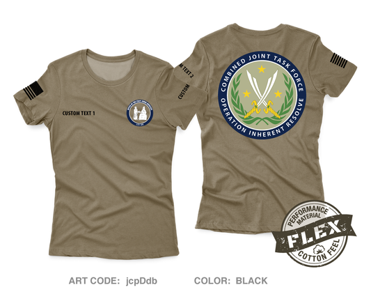 CUSTOM OSJA CJTF-OIR Core Women's SS Flex Performance Tee - jcpDdb
