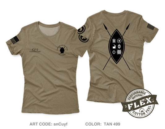 CUSTOM CJTF HOA CJ-2 Core Women's SS Flex Performance Tee - snCuyf