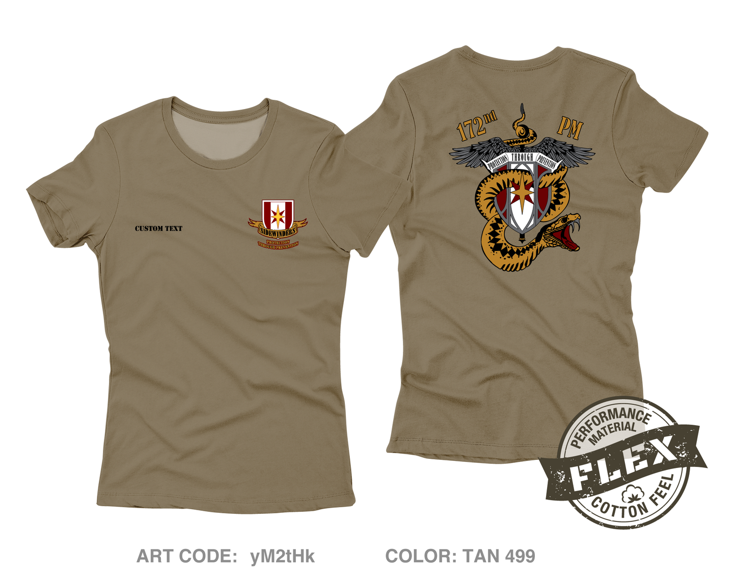 CUSTOM 172nd Medical Detachment (PM) Core Women's SS Flex Performance Tee - yM2tHk