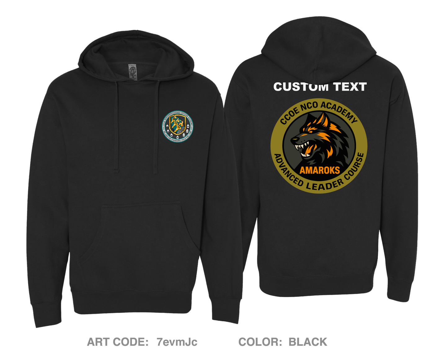 CUSTOM NCOA Comfort Unisex Hooded Sweatshirt - 7evmJc