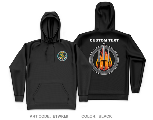 CUSTOM NCOA Core Men's Hooded Performance Sweatshirt - ETWKMt