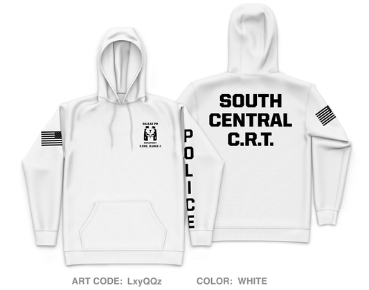 CUSTOM Dallas PD Store 1 Core Men's Hooded Performance Sweatshirt - LxyQQz