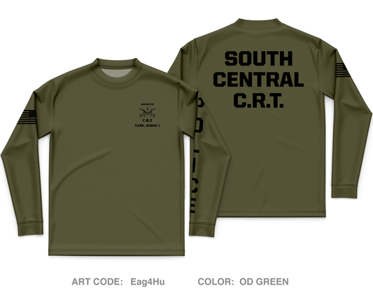 CUSTOM Dallas PD Store 1 Core Men's LS Performance Tee - Eag4Hu