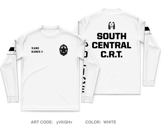 CUSTOM Dallas PD Store 1 Core Men's LS Performance Tee - yVKQHv