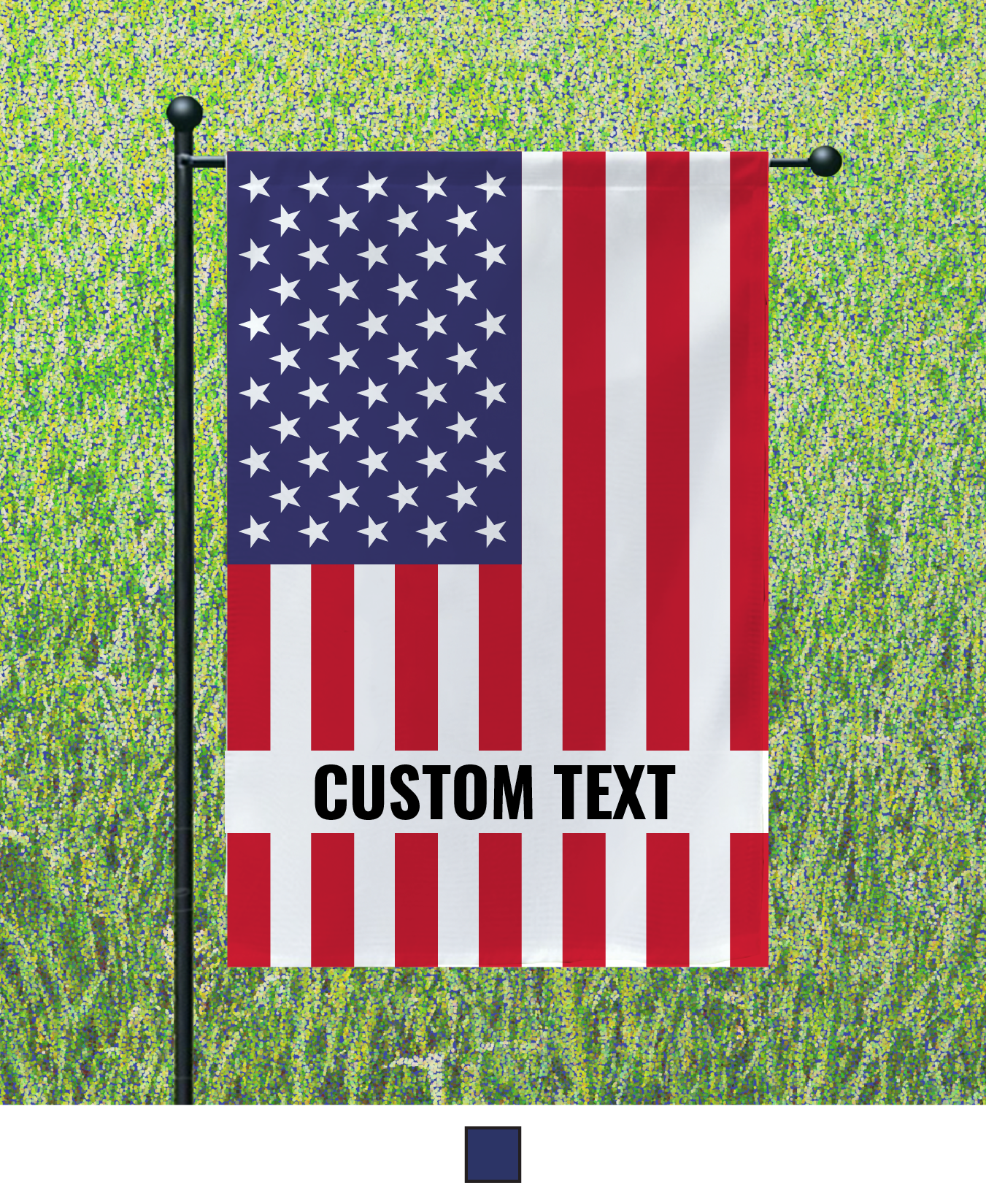 Custom Emblem Flag Series - Garden Flag - American Flag