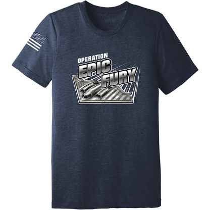 Operation Epic Fury Comfort Unisex Triblend SS Tee - Supersonic