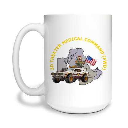 3D Theater Medical Command (FWD) 15 oz White Ceramic Mug - DukXKz