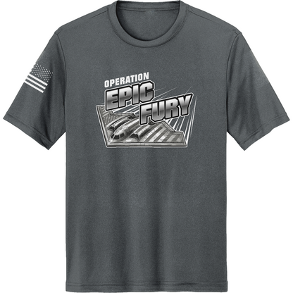 CUSTOM Operation Epic Fury Hi-Tech SS Performance Tee - Supersonic