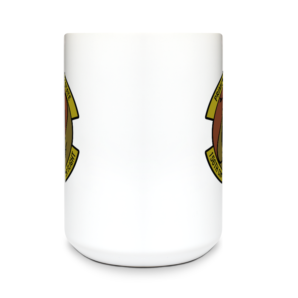 156th Combat Weather Flight 15 oz White Ceramic Mug - z359Ku