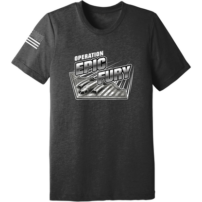 Operation Epic Fury Comfort Unisex Triblend SS Tee - Supersonic