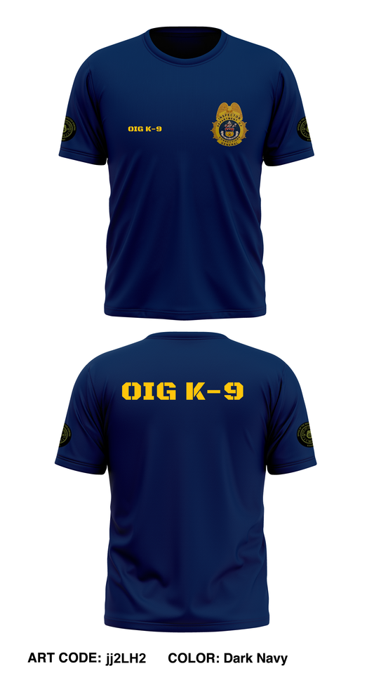 Colorado Department of Corrections Office of the Inspector General K-9 Unit Core Men's SS Performance Tee - jj2LH2