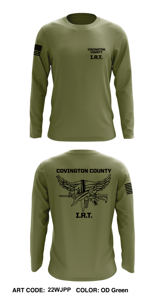 Covington County IRT Core Men's LS Performance Tee - 22WJPP