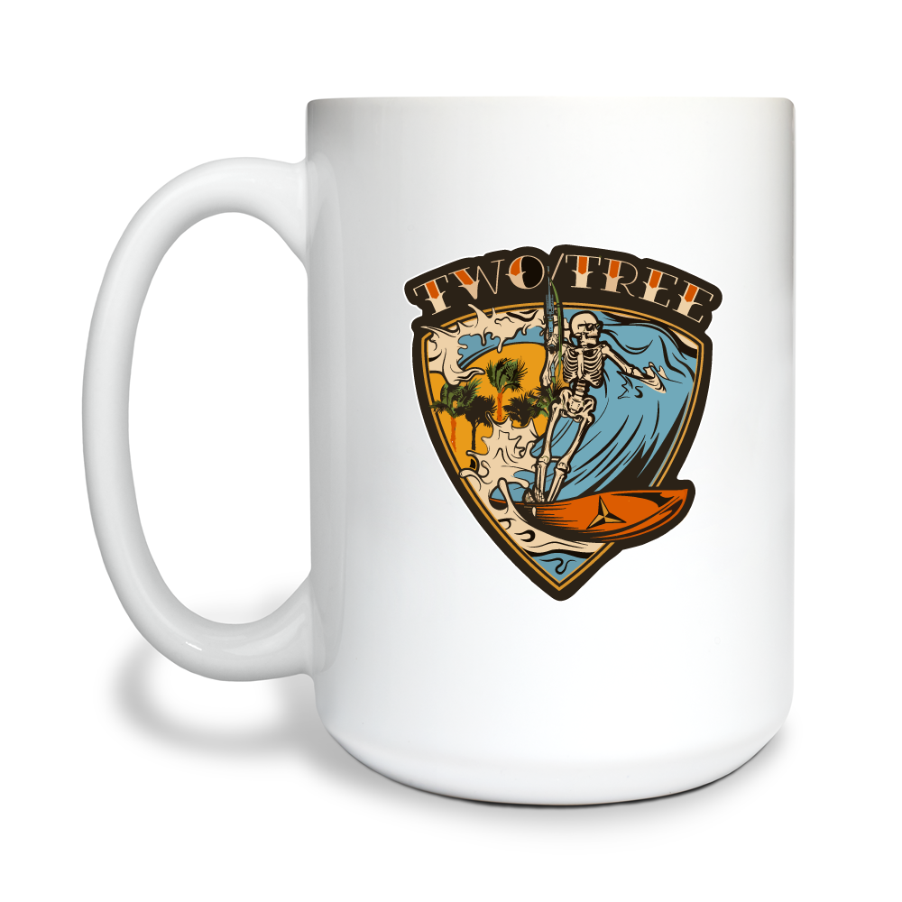 Island Warriors 15 oz White Ceramic Mug - zxUsWR