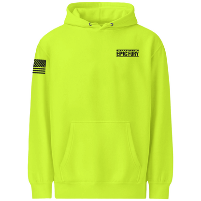Operation Epic Fury Comfort Unisex Hooded Sweatshirt - Eagle