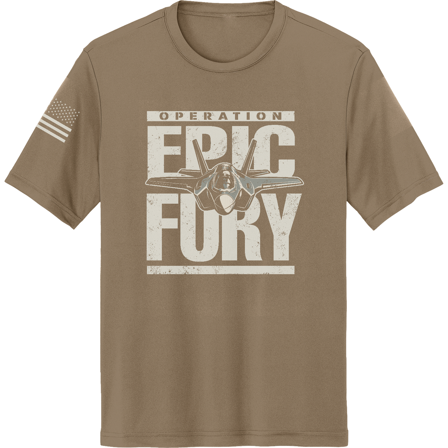 CUSTOM Operation Epic Fury Hi-Tech SS Performance Tee - Plane